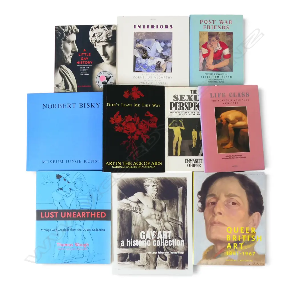 TEN PUBLICATIONS - GAY AND QUEER ART THEMES Image 1++